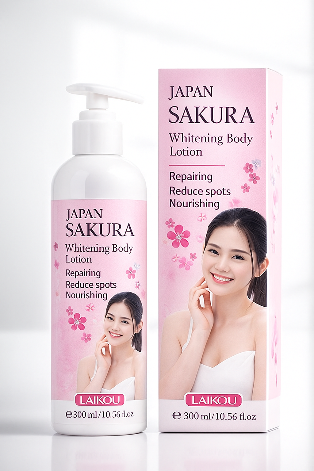 Japan sakura whitening body lotion