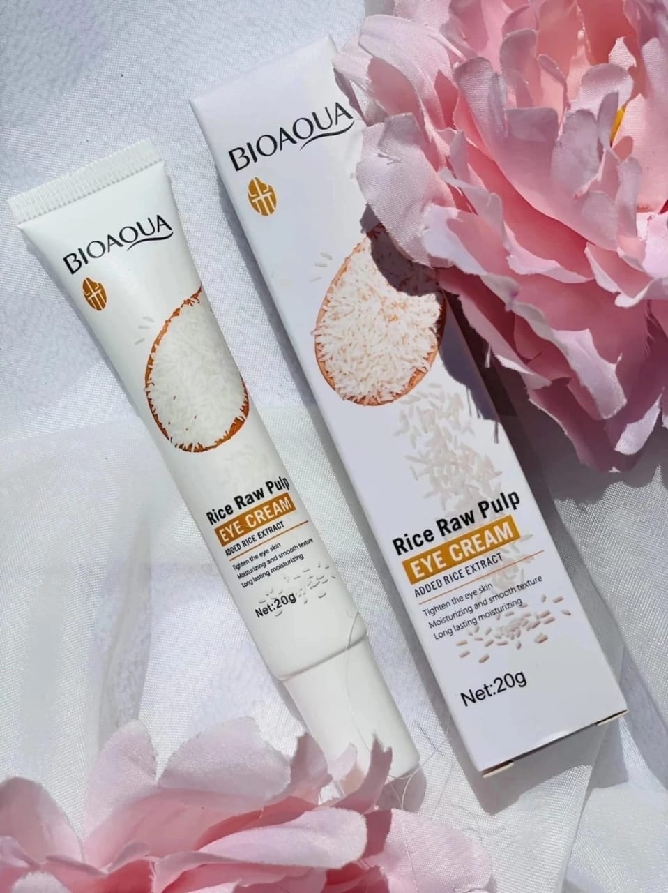 Bioaqua rice eye cream